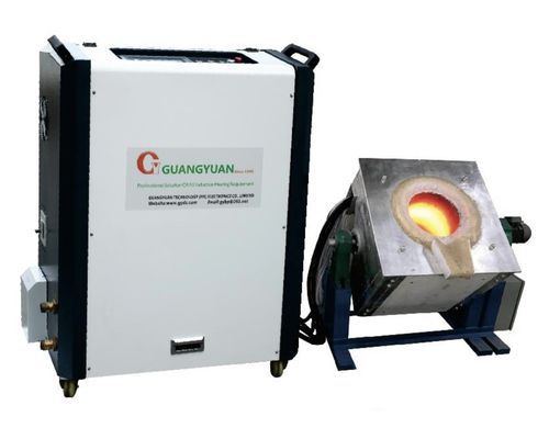 Tungku Induksi Frekuensi Menengah DSP 100KW Untuk Baja Tembaga Emas