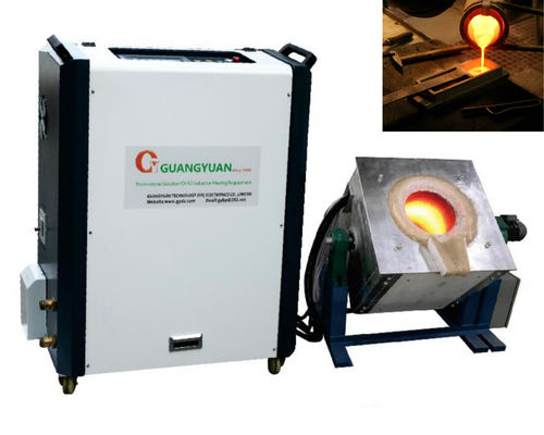 Peralatan Peleburan Induksi Frekuensi Cahaya 10KHZ 60KW Dengan Layar Sentuh
