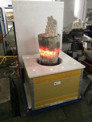Unit pencairan induksi yang efisien untuk suhu maksimum 1800C dengan layar sentuh